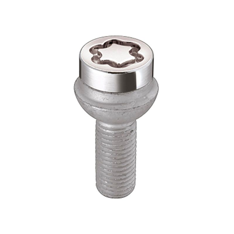 McGard Wheel Lock Bolt Set - 4pk. (Radius Seat) M14X1.5 / 17mm Hex / 26.7mm Shank Length - Chrome-tuningsupply.com