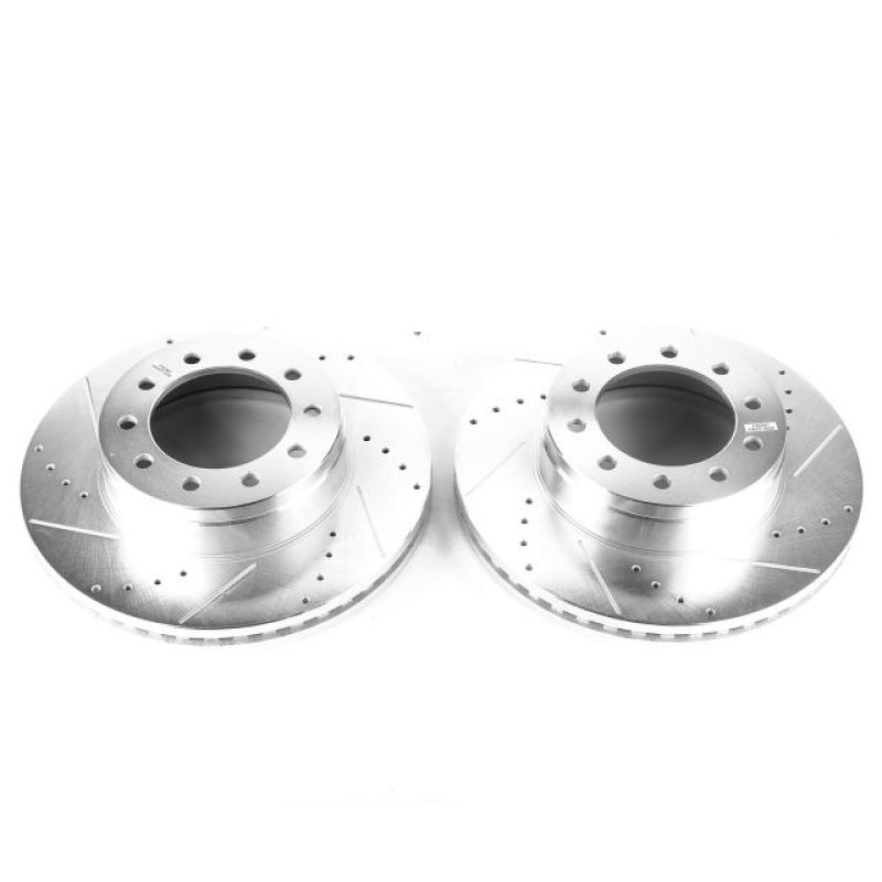 

PowerStop AR85189XPR - PSBAR85189XPR - Power Stop 17-20 Ford F-550 Super Duty Front Drilled & Slotted Rotor - Pair - Shipped in Europe - Tuningsupply.com
