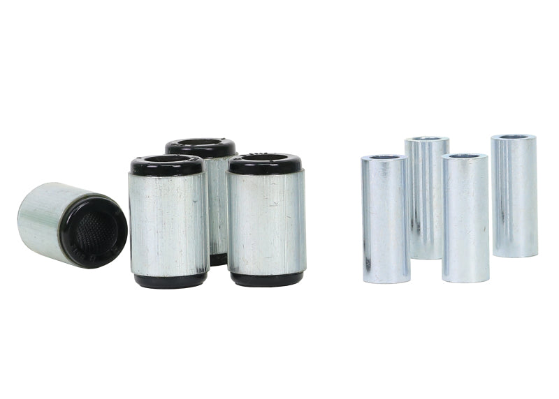 

Whiteline W62012 - WHLW62012 - Whiteline Plus Nissan 180SX/200SX/240SX/300ZX Rear Lower Inner Control Arm Bushing Kit - Shipped in Europe - Tuningsupply.com
