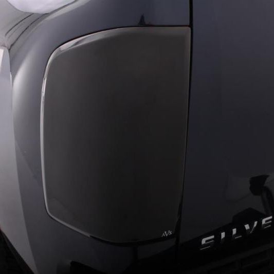 AVS 07-13 Chevy Silverado 1500 Tail Shades Tail Light Covers - Smoke-tuningsupply.com