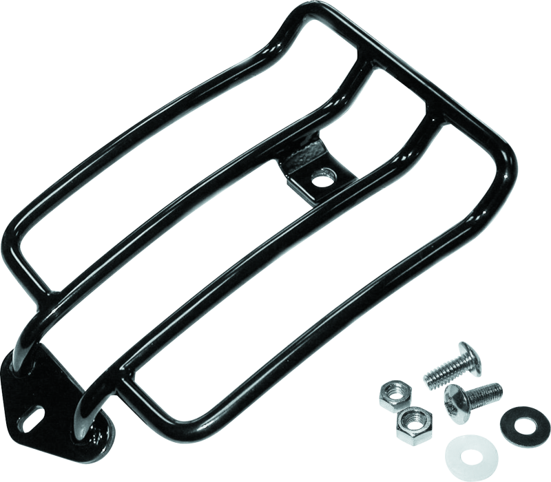 Bikers Choice 04-20 XL Std Models W/Solo Seat Black Luggage Rack-tuningsupply.com