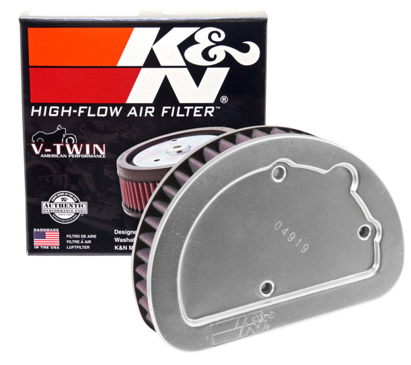 

K&N Engineering HD-1614 - KNNHD-1614 - K&N Replacement Unique Air Filter 6.625in L x 4.75in W x 1.625in H with 1 Flange for Harley Davidson - Shipped in Europe - Tuningsupply.com

