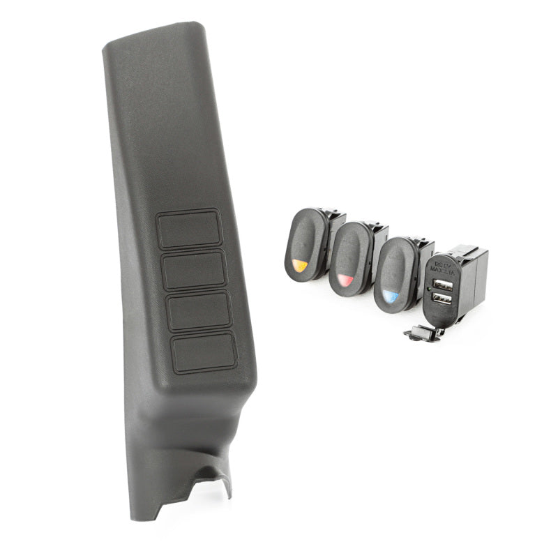 
  

Rugged Ridge 17235.98 - RUG17235.98 - Rugged Ridge A-Pillar Pod Kit 3 Switch USB 11-18 JK/JKU - Shipped in Europe - Tuningsupply.com

