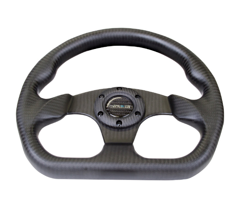 

NRG ST-009CF/MB - NRGST-009CF/MB - NRG Carbon Fiber Steering Wheel (320mm) Flat Bottom Matte Black Carbon - Shipped in Europe - Tuningsupply.com
