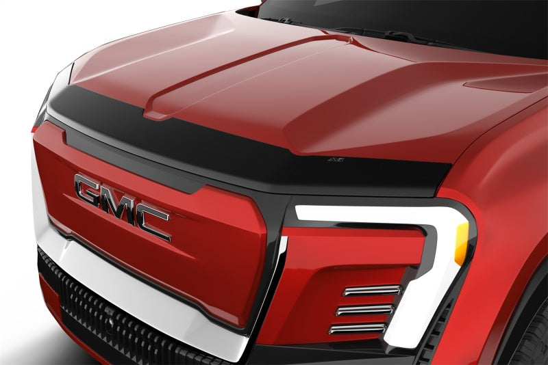 AVS 2024 GMC Sierra EV Aeroskin Low Profile Acrylic Hood Shield - Smoke-tuningsupply.com