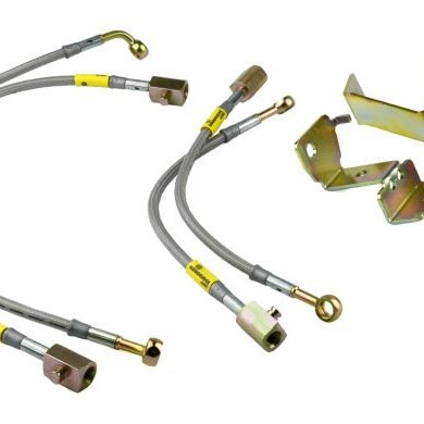 Goodridge 05-14 Ford Mustang (w/ABS) Stainless Steel Brake Line Kit-tuningsupply.com