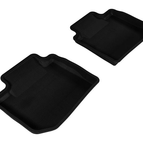 3D MAXpider 2012-2019 Subaru Impreza/XV Crosstrek/WRX/Sti Kagu 2nd Row Floormats - Black-tuningsupply.com