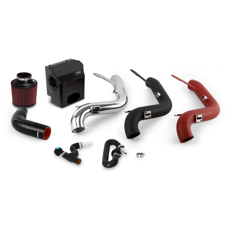 Mishimoto 2016 Ford Fiesta ST 1.6L Performance Air Intake Kit - Wrinkle Red-tuningsupply.com