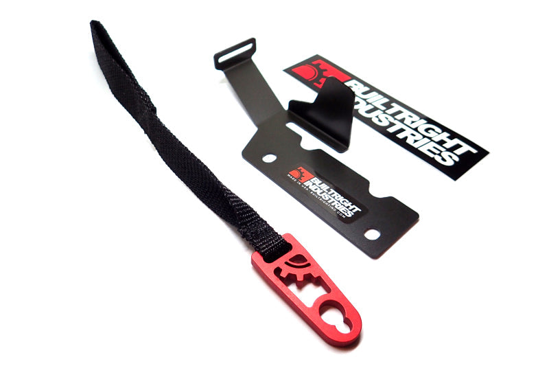 BuiltRight Industries 09-20 Ford F-150/Raptor (09-14 SuperCrew Only) Rear Seat Release - Black Strap-tuningsupply.com