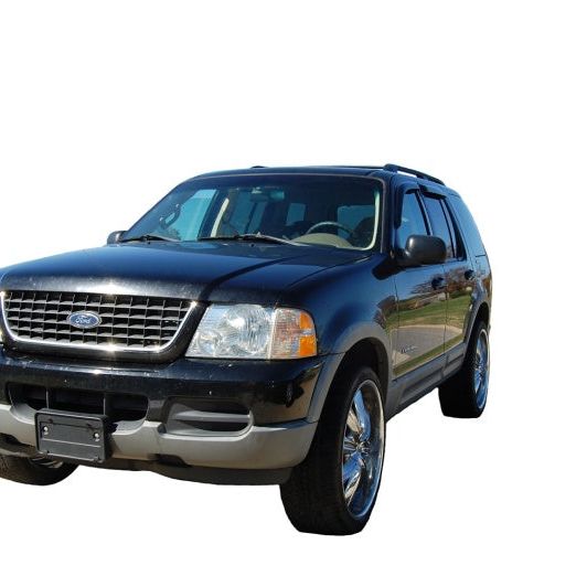 AVS 02-10 Ford Explorer (4 Door) Ventvisor Outside Mount Window Deflectors 4pc - Smoke-tuningsupply.com