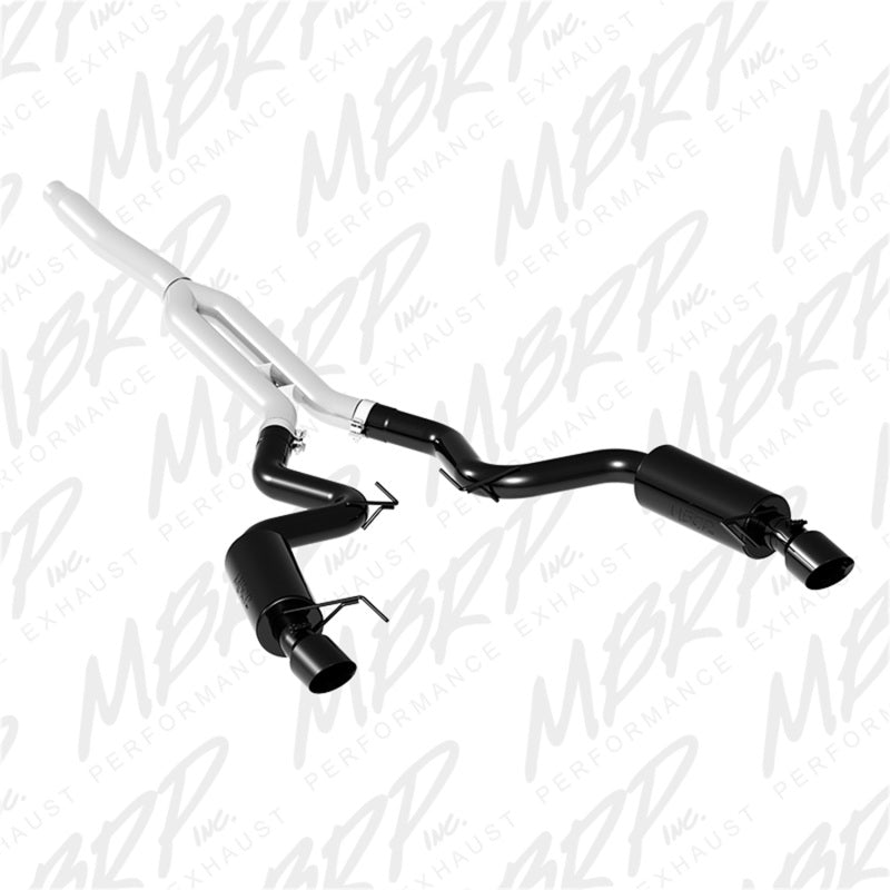 

MBRP PS7275BLK - MBRPS7275BLK - MBRP 15-19 Ford Mustang EcoBoost 2.3L Black 3in Cat Back Dual Split Rear Exit (Race Version) - Shipped in Europe - Tuningsupply.com
