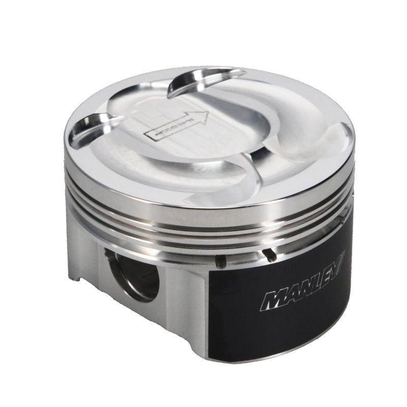 Manley Ford 2.0L EcoBoost 87.5mm STD Size Bore 9.3:1 Dish Extreme Duty Piston Set - SMINKpower Performance Parts MAN636000CE-4 Manley Performance