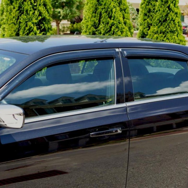 AVS 16-18 Toyota Prius Ventvisor Outside Mount Window Deflectors 4pc - Smoke-tuningsupply.com