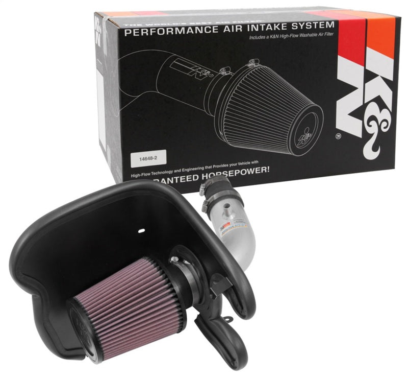 

K&N Engineering 69-4537TS - KNN69-4537TS - K&N 17-18 Chevy Cruze 1.4L Turbo Silver Typhoon Short Ram Intake - Shipped in Europe - Tuningsupply.com
