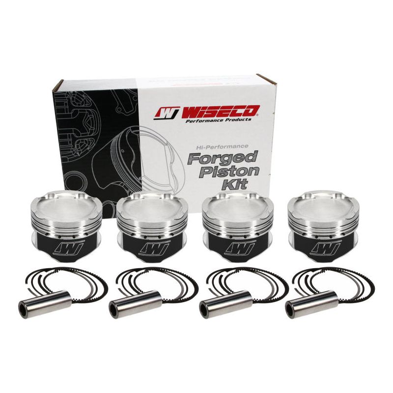 Wiseco Mazdaspeed 2.0 FS Turbo -16.5cc Dish Piston Shelf Stock Kit-Piston Sets - Forged - 4cyl-Wiseco-WISK614M83-SMINKpower Performance Parts