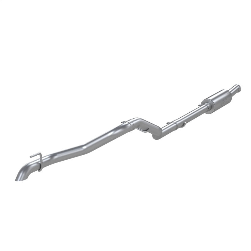 MBRP 2020 Jeep Gladiator 3.6L 2.5in Single Rear Exit Cat Back Exhaust - Aluminized (Off-Road)-tuningsupply.com