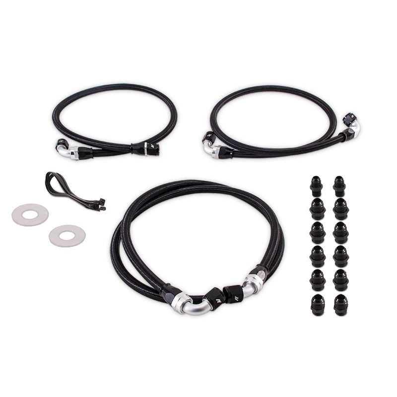 Mishimoto 01-05 Chevrolet/GMC 6.6L Duramax (LB7/LLY) Transmission Cooler Line Kit-Transmission Coolers-Mishimoto-MISMMTCL-DMAX-01-SMINKpower Performance Parts