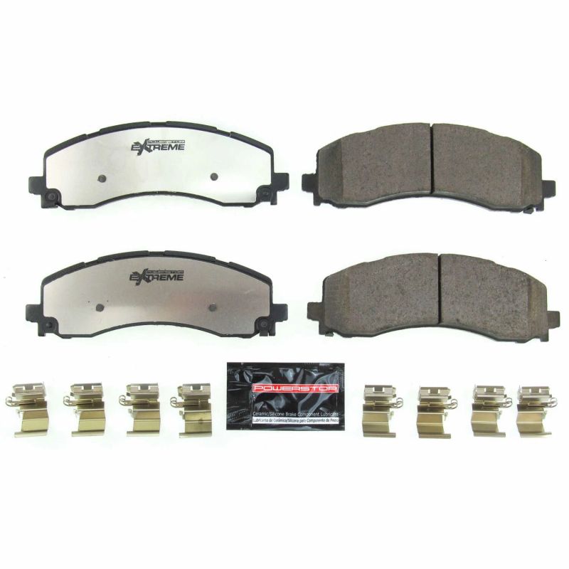 Power Stop 2019 Ram 2500 Rear Z36 Truck & Tow Brake Pads w/Hardware-tuningsupply.com