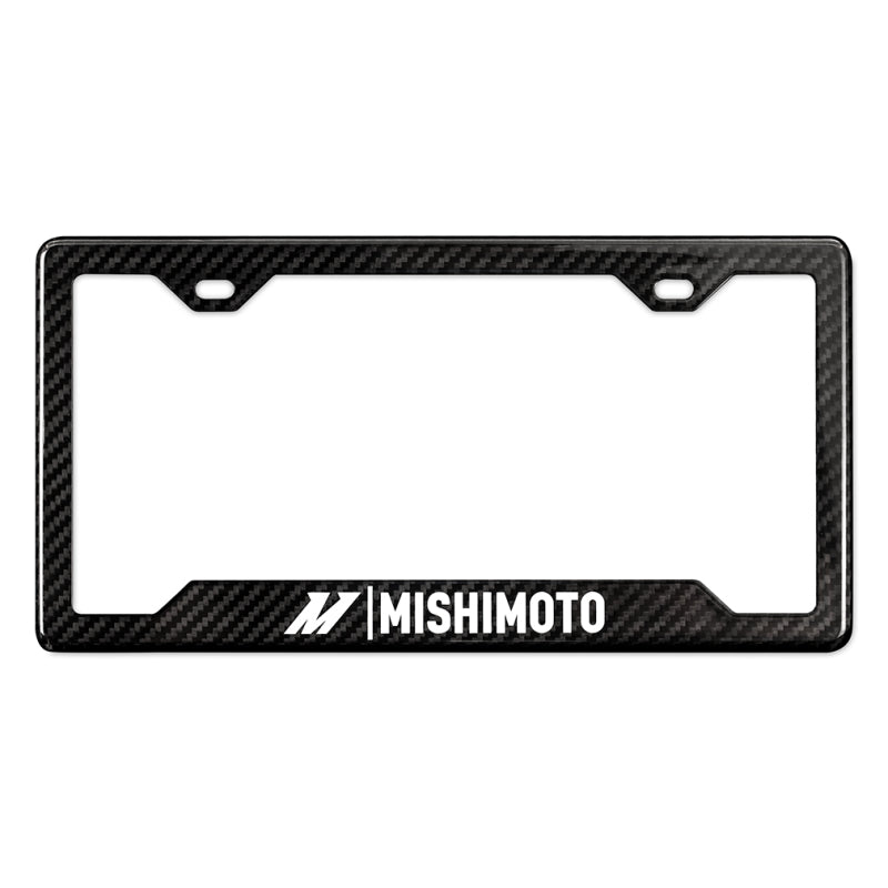 Mishimoto Carbon Fiber License Plate Frame - Gloss-tuningsupply.com