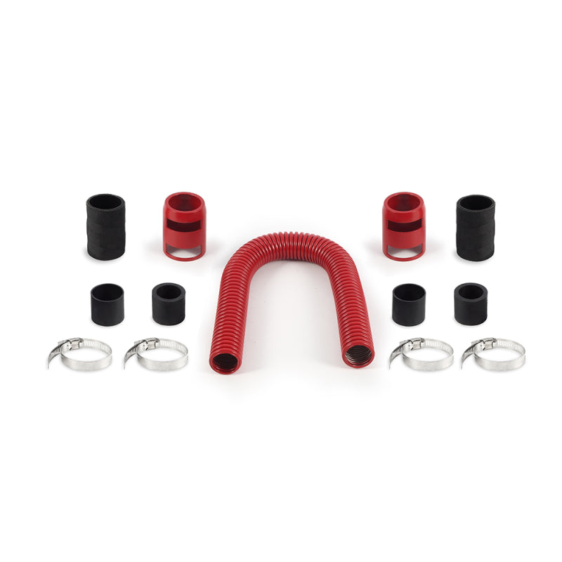 Mishimoto 24in Flexible Radiator Hose Kit Red-tuningsupply.com