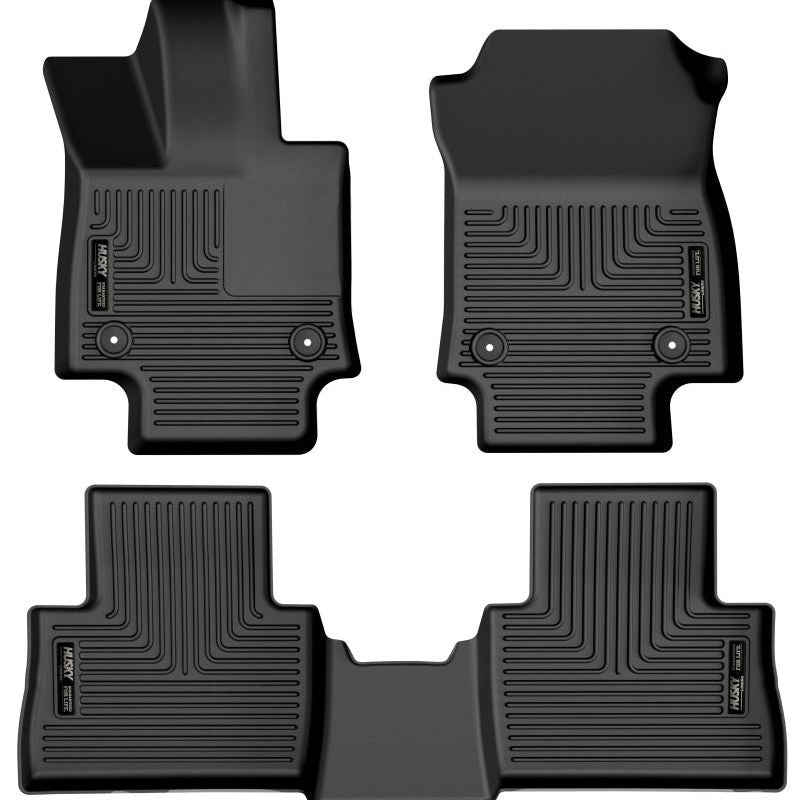 Husky Liners 22-23 Lexus NX250/NX350 Weatherbeater Black Front & 2nd Seat Floor Liners-tuningsupply.com