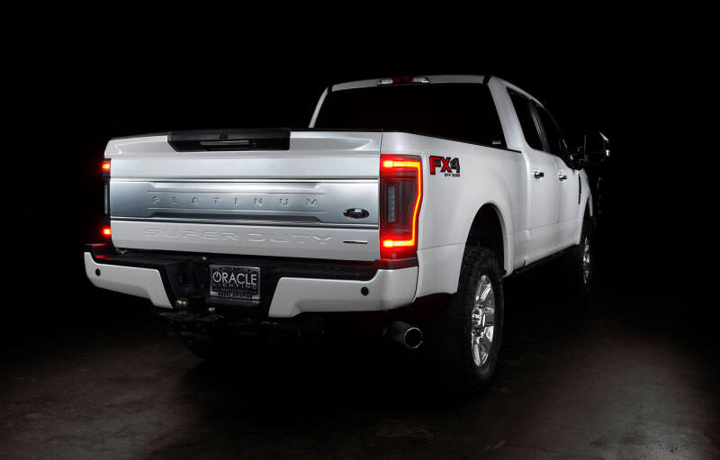 

ORACLE Lighting 5896-504-T - ORL5896-504-T - Oracle Lighting 17-22 Ford F-250/350 (Black Series) Flush Mount LED Tail Lights - Shipped in Europe - Tuningsupply.com
