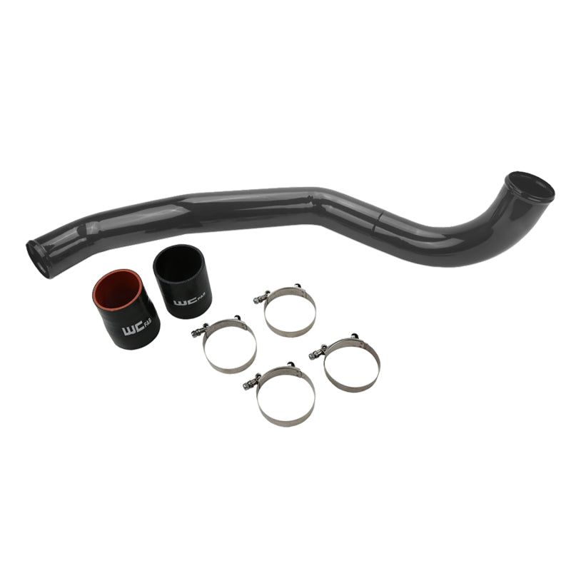 Wehrli 17-19 Chevrolet 6.6L L5P Duramax Driver Side 3in Intercooler Pipe - Gloss White-Intercooler Pipe Kits-Wehrli-WCFWCF100708-GW-SMINKpower Performance Parts