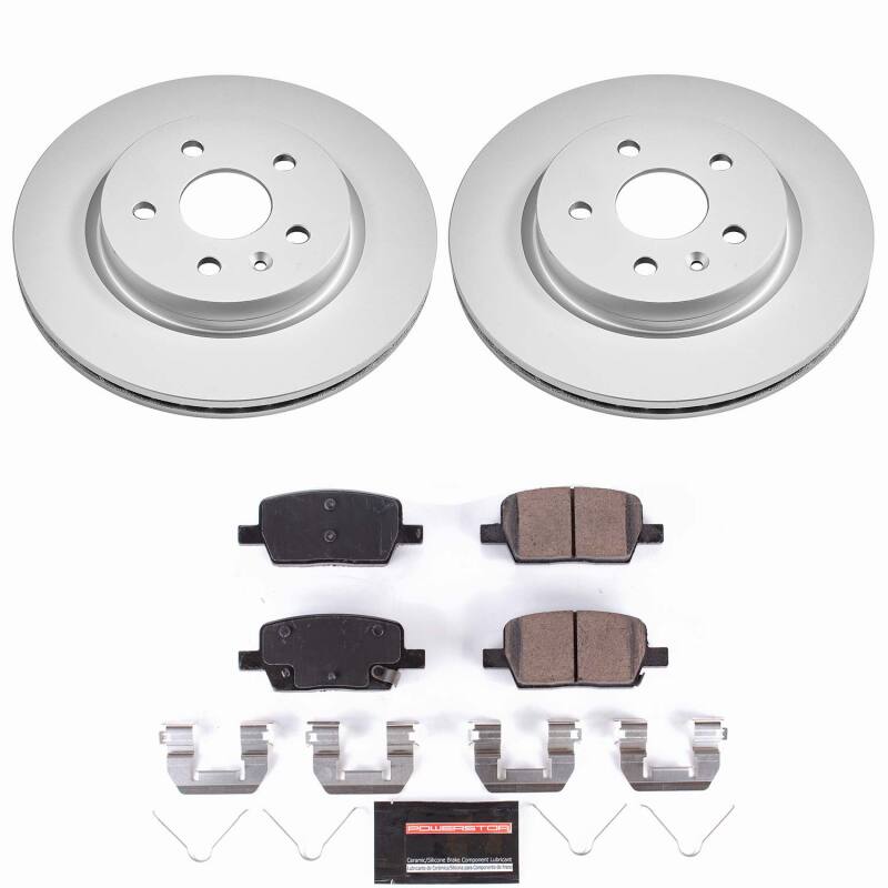 

PowerStop CPK7289-23 - PSBCPK7289-23 - Power Stop 16-19 Cadillac CT6 Rear Z23 Coated Brake Kit - Shipped in Europe - Tuningsupply.com
