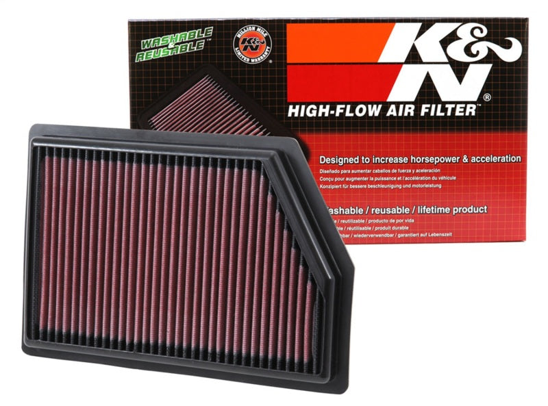 

K&N Engineering 33-5009 - KNN33-5009 - K&N Replacement Panel Air Filter for 2014 Jeep Cherokee 2.4L/3.2L - Shipped in Europe - Tuningsupply.com
