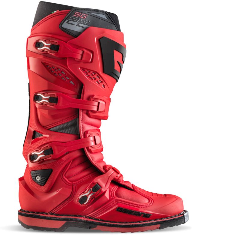 Gaerne SG22 Boot Red Size - 11-tuningsupply.com