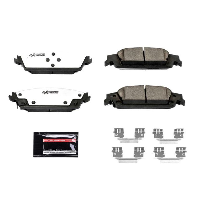 Power Stop 15-19 Cadillac Escalade Rear Z36 Truck & Tow Brake Pads w/Hardware-tuningsupply.com