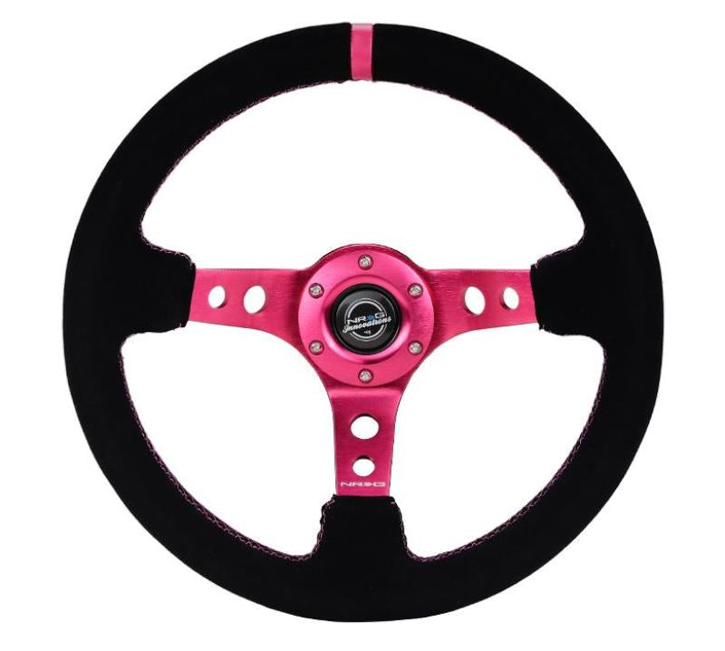 
    

NRG RST-006S-FH - NRGRST-006S-FH - NRG Reinforced Steering Wheel (350mm/ 3in. Deep) Black Suede/ Fushia Center Mark/ Fushia Stitching - Shipped in Europe - Tuningsupply.com

  