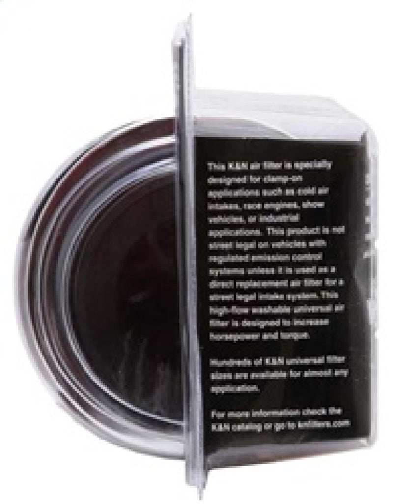 

K&N Engineering RG-1002RD - KNNRG-1002RD - K&N Universal Air Filter Chrome Round Tapered Red - 4in Flange ID x 1.125in Flange Length x 9.5in H - Shipped in Europe - Tuningsupply.com
