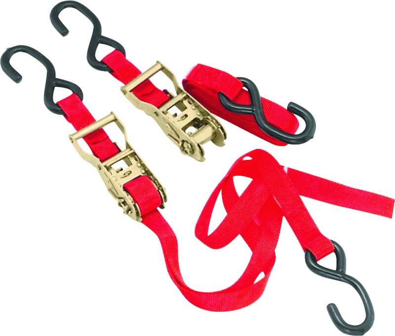 BikeMaster Tiedown 1in Rachet - Red-tuningsupply.com