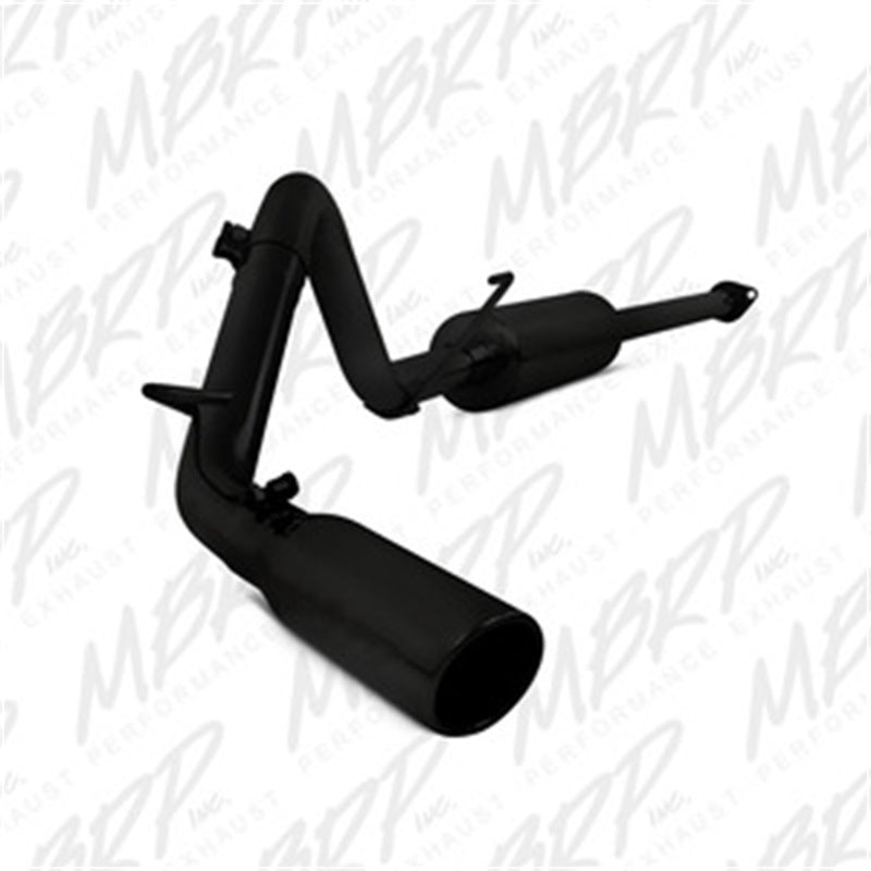 MBRP 09-14 Toyota Tacoma 4.0L EC/CC Cat-Back Single Exit AL - Black-tuningsupply.com