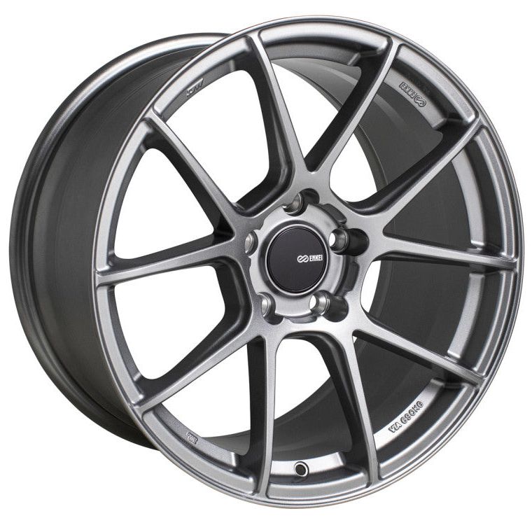 Enkei TS-V 18x8 5x112 45mm Offset 72.6mm Bore Storm Grey Wheel-tuningsupply.com