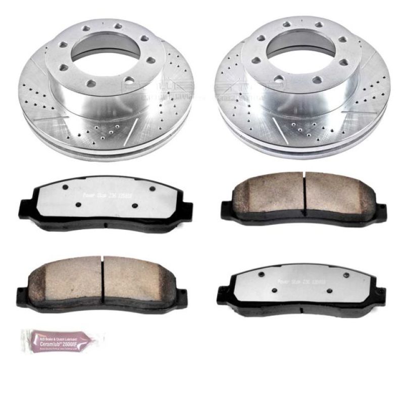 

PowerStop K1781-36 - PSBK1781-36 - Power Stop 10-12 Ford F-450 Super Duty Front Z36 Truck & Tow Brake Kit - Shipped in Europe - Tuningsupply.com
