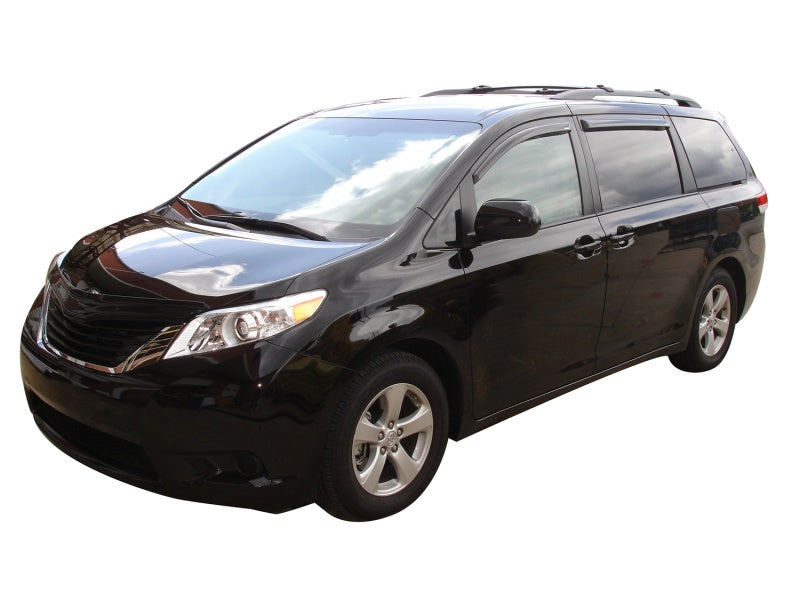 AVS 11-18 Toyota Sienna High Profile Bugflector II Hood Shield - Smoke-tuningsupply.com