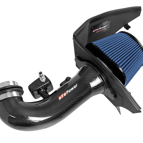 aFe Track Series Carbon Fiber Pro 5R AIS - 16-19 Chevrolet Camaro SS V8-6.2L-tuningsupply.com