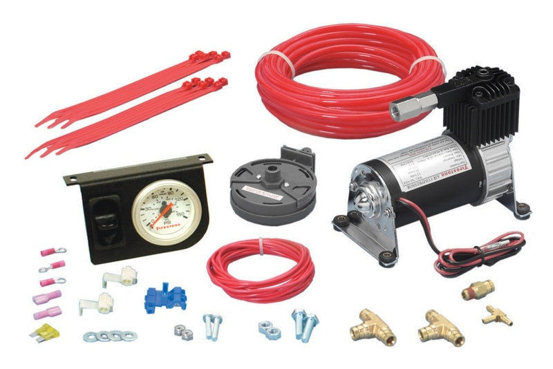 

Firestone 2158 - FIR2158 - Firestone Level Command II Standard Duty Single Analog Air Compressor System Kit (WR17602158) - Shipped in Europe - Tuningsupply.com
