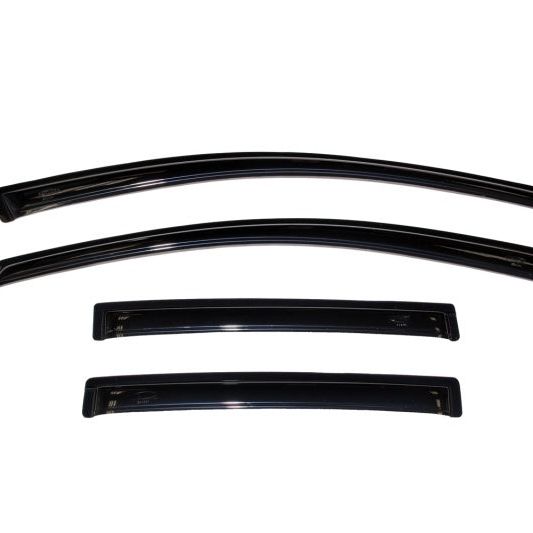 AVS 07-12 Nissan Versa Hatch Ventvisor Outside Mount Window Deflectors 4pc - Smoke-tuningsupply.com