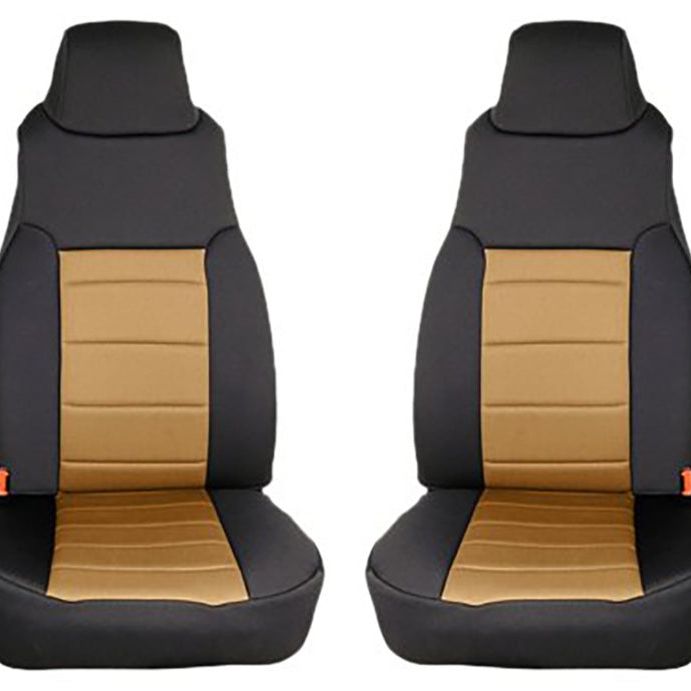 Rugged Ridge Neoprene Front Seat Covers 97-02 Jeep Wrangler TJ-Seats-Rugged Ridge-RUG13210.04-SMINKpower Performance Parts