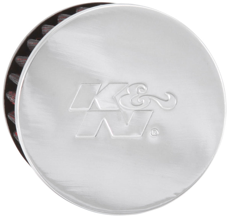 

K&N Engineering 62-1480 - KNN62-1480 - K&N 1.75in Flange ID x 3in OD x 2.5in H Chrome Finish Rubber Base Crankcase Vent Filter - Shipped in Europe - Tuningsupply.com
