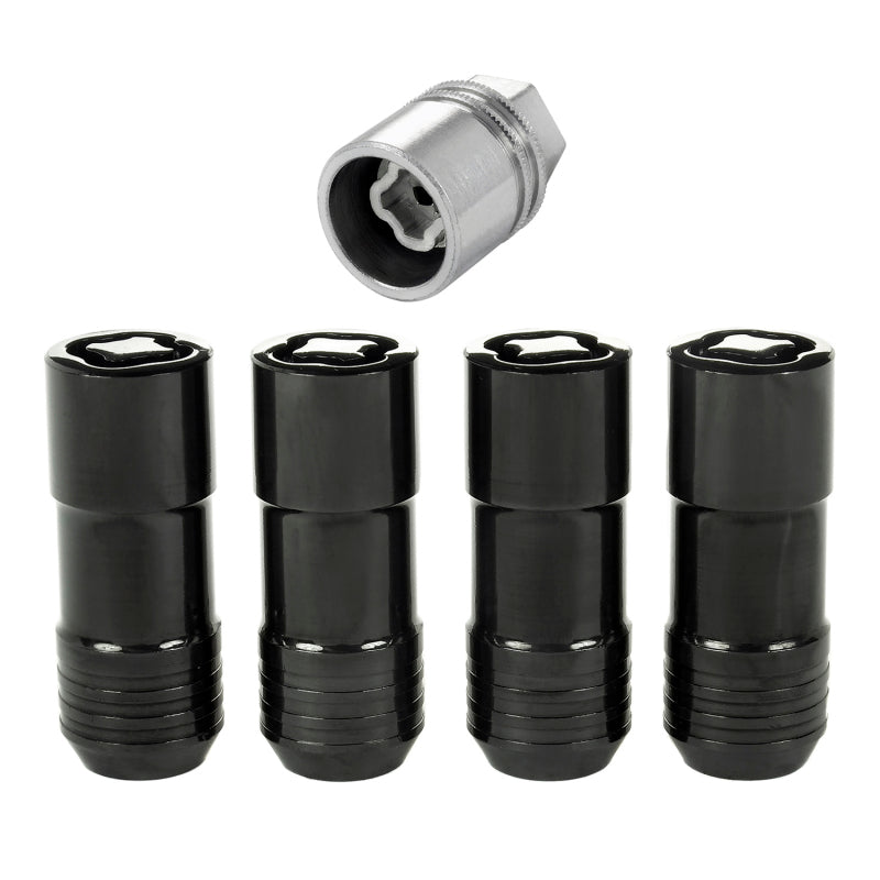 

McGard 24208 - MCG24208 - McGard Wheel Lock Nut Set - 4pk. (Cone Seat) M14X2.0 / 13/16 Hex / 2.25in. Length - Black - Shipped in Europe - Tuningsupply.com
