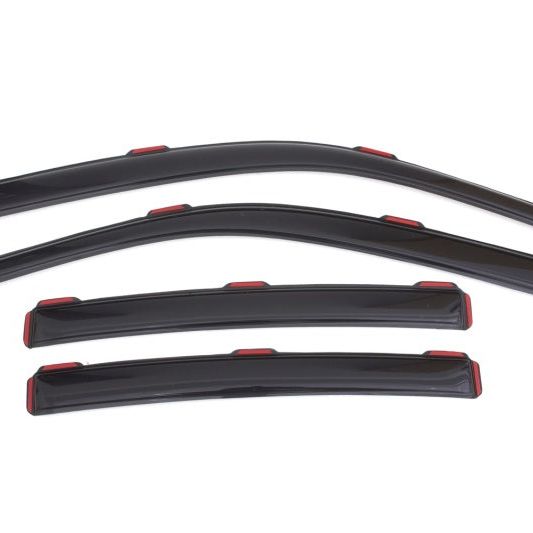 AVS 11-18 Dodge Charger Ventvisor In-Channel Front & Rear Window Deflectors 4pc - Smoke-tuningsupply.com