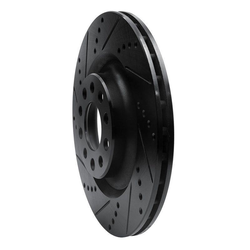 

R1 Concepts 633-16013L - RNC633-16013L - R1 2017-2025 Alfa Romeo Stelvio Rear Left Drilled & Slotted Black Brake Rotor - Shipped in Europe - Tuningsupply.com
