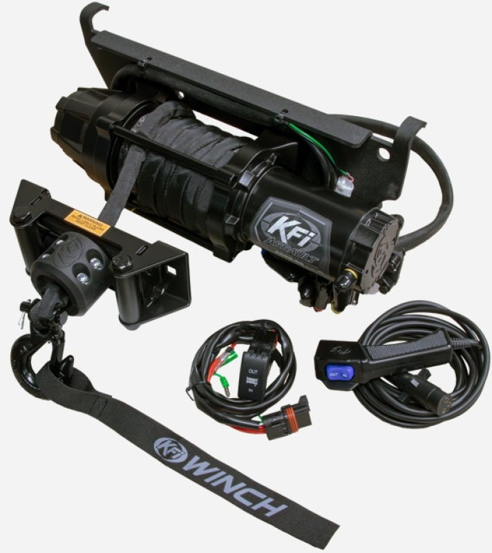 

KFI ASPR-50 - KFIASPR-50 - KFI Polaris Plug-N-Play Winch 5000 lbs. - Synthetic Cable - Shipped in Europe - Tuningsupply.com
