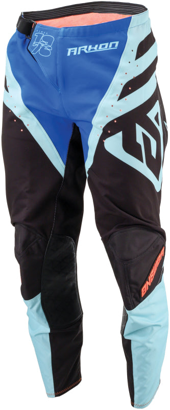 Answer 25 Arkon Nitrus Pants Blue/Black/Hyper Orange Size - 30-tuningsupply.com