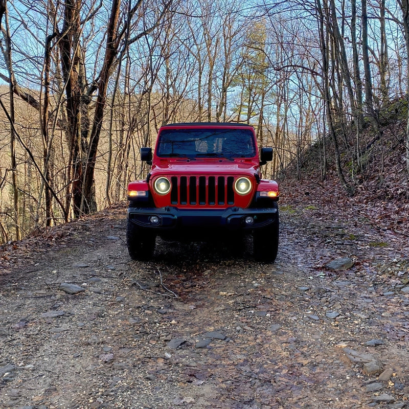 Oracle Oculus Bi-LED Projector Headlights for Jeep JL/Gladiator JT - Matte Blk - 5500K SEE WARRANTY-tuningsupply.com