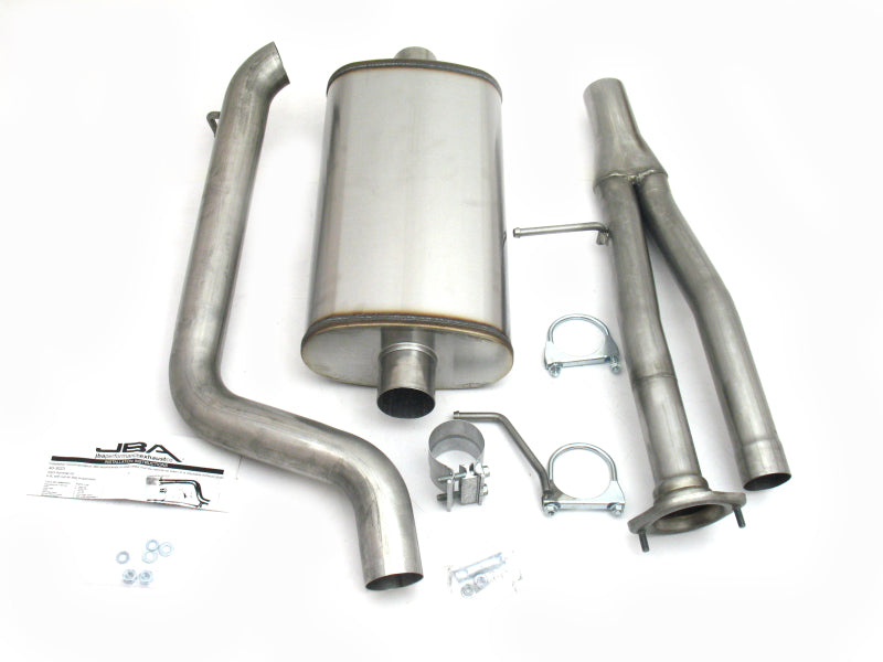 JBA 03-06 Hummer H2 6.0L 409SS Single Rear Exit Cat-Back Exhaust-tuningsupply.com